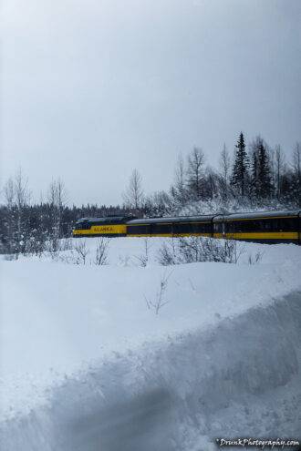 Winter Aurora Train